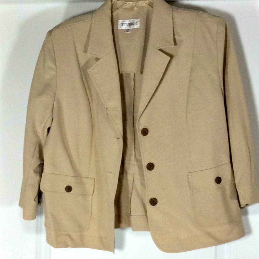 Linen Look Blazer